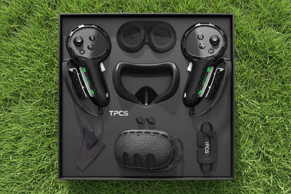 ALL-in-1 soft Silicone Controller Case for Meta Quest 3 /3S Headset Grip Protector with Battery cover For Quest 3/3S Accessories
