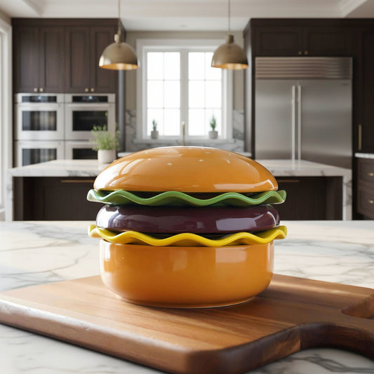 Unbreakable Burger Plate Set